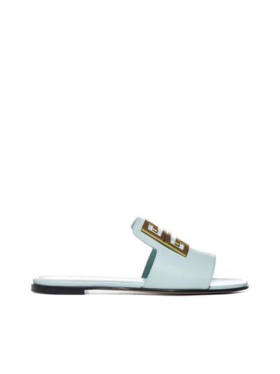 Shop Givenchy 4g Buckle Sandals In Blue