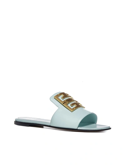 Shop Givenchy 4g Buckle Sandals In Blue