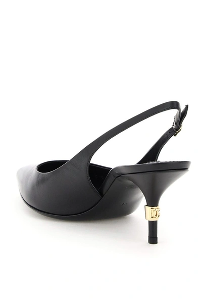 Shop Dolce & Gabbana Lori Slingback Pumps In Black