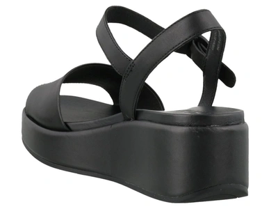 Shop Camper Misia Platform Sandals In Black