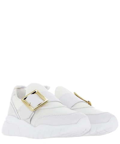 Shop Bally Brinelle Slip On Sneakers In White