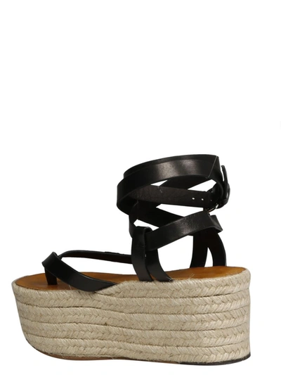 Shop Isabel Marant Mazia Platform Sandals In Black