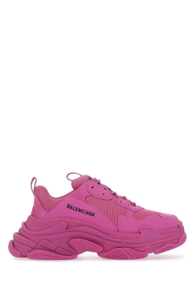 Shop Balenciaga Triple S Sneakers In Pink