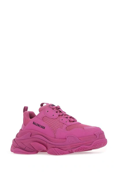 Shop Balenciaga Triple S Sneakers In Pink