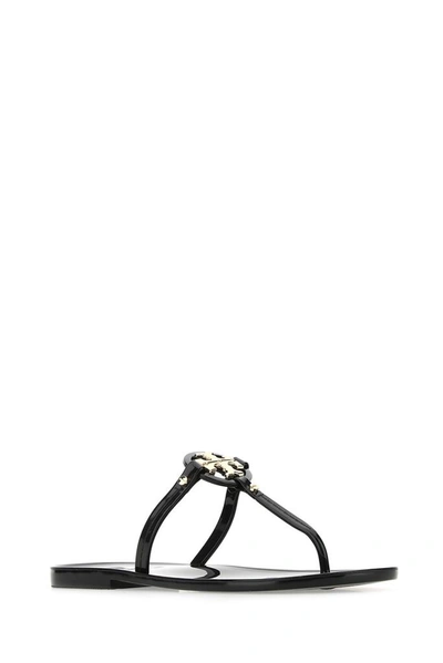 Shop Tory Burch Mini Miller Jelly Thong Sandals In Black