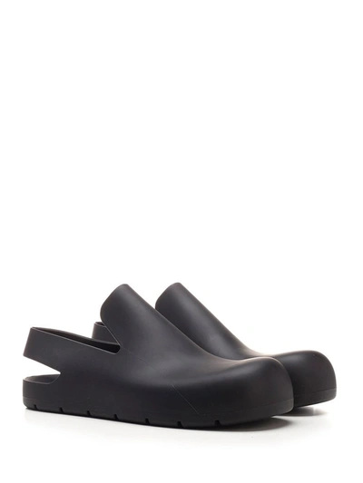 Shop Bottega Veneta Puddle Sandals In Black