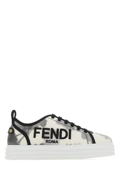 Shop Fendi Rise Sneakers In Multi