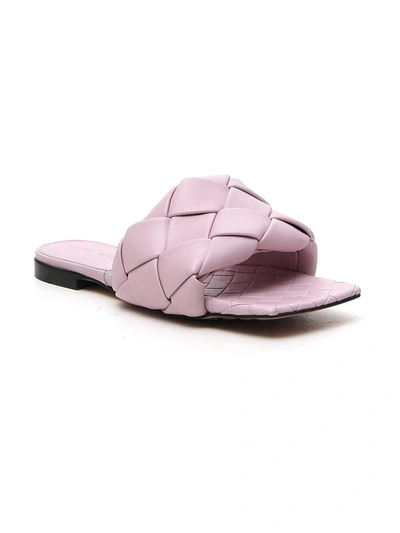 Shop Bottega Veneta The Lido Flat Sandals In Pink