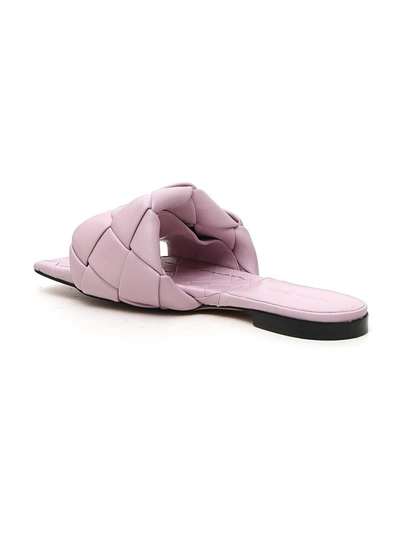 Shop Bottega Veneta The Lido Flat Sandals In Pink