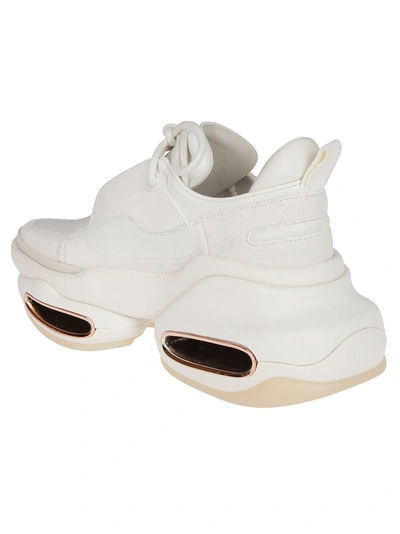 Shop Balmain B Bold Chunky Sole Sneakers In White