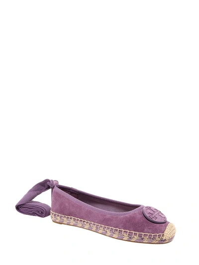 Shop Tory Burch Minnie Ankle Strap Espadrilles In Purple