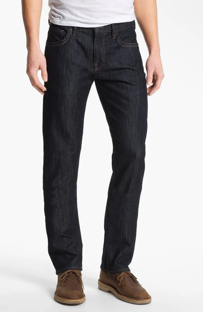 Shop 34 Heritage 'courage' Straight Leg Jeans In Rinse Mercerized Wash