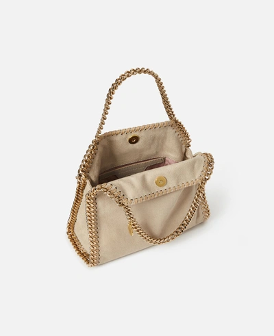 Stella Mccartney Falabella Mini Tote Bag In Butter Cream