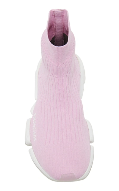Shop Balenciaga Women's Speed 2.0 Knit Sneakers In Pink