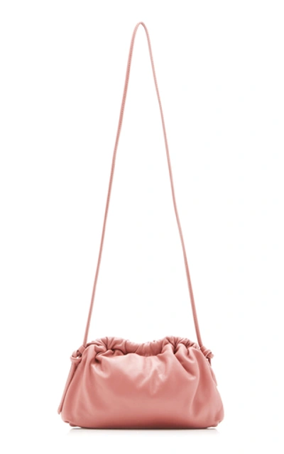 Shop Mansur Gavriel Cloud Mini Leather Clutch In Pink