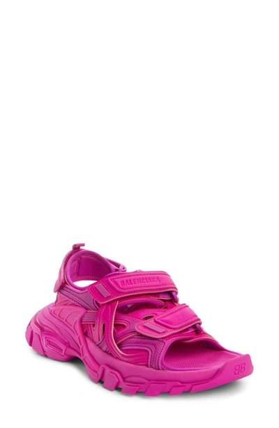 Shop Balenciaga Track Sandal In Pink