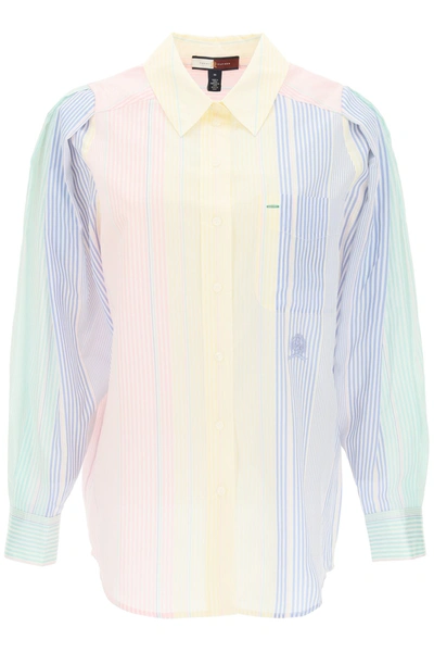 Tommy Hilfiger Multicolor Striped Shirt In Mixed Colours | ModeSens