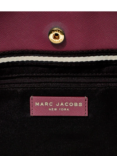Shop The Marc Jacobs Coated Leather Tote In Muscat
