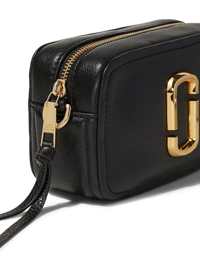 Shop The Marc Jacobs Women's The Softshot Leather Camera Bag In Black