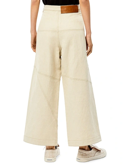 Shop Loewe Button-down Trousers In Desert