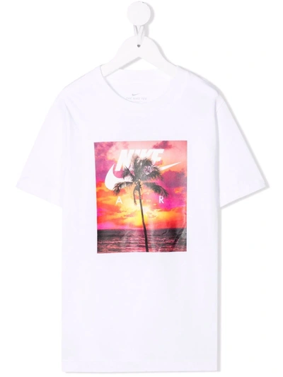 Shop Nike Graphic-print T-shirt In White