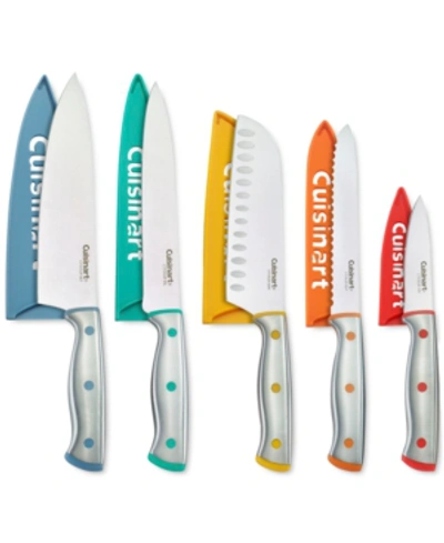 Shop Cuisinart Colorcore 10-pc. Multicolor Cutlery Set With Blade Guards