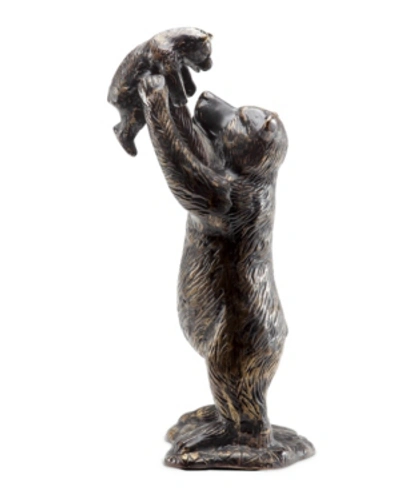 Shop Spi Bear And Cub Garden Sculpture In Bronze