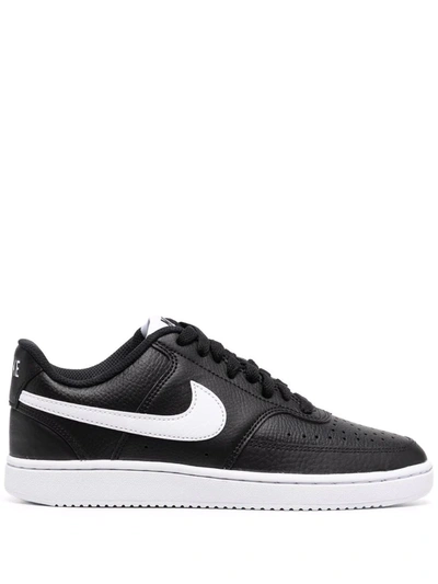 Shop Nike Court Vision Low Sneakers In Schwarz