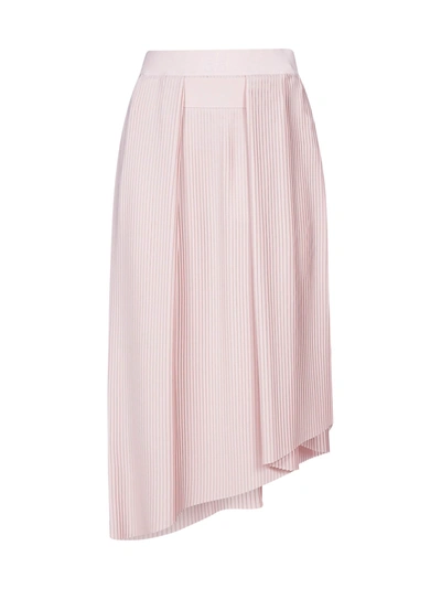 Shop Givenchy Skirt In Nude Pink
