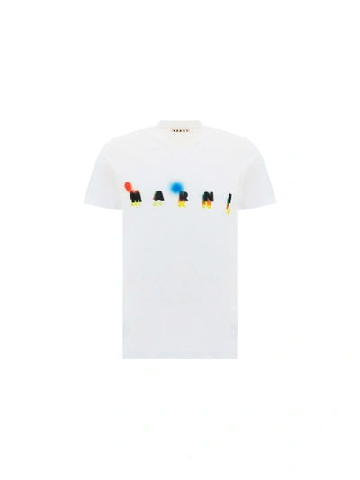Shop Marni T-shirt In Off White