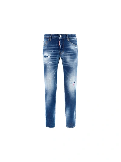Shop Dsquared2 Jeans In Denim Blue