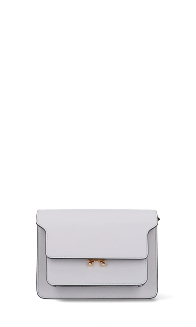 Shop Marni Shoulder Bag In White