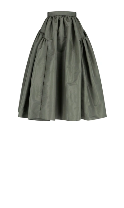 Shop Alexander Mcqueen Skirt In Green