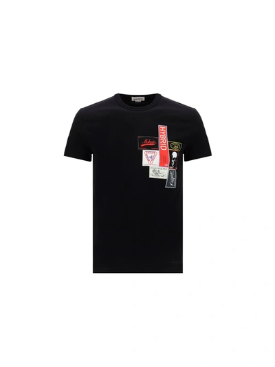 Shop Alexander Mcqueen T-shirt In Black/mix