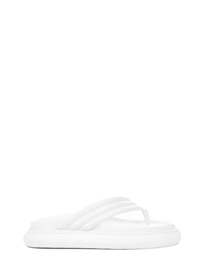 Shop Attico Alton Sandals In White