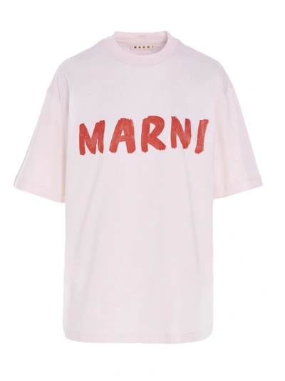 Shop Marni T-shirt In Pink
