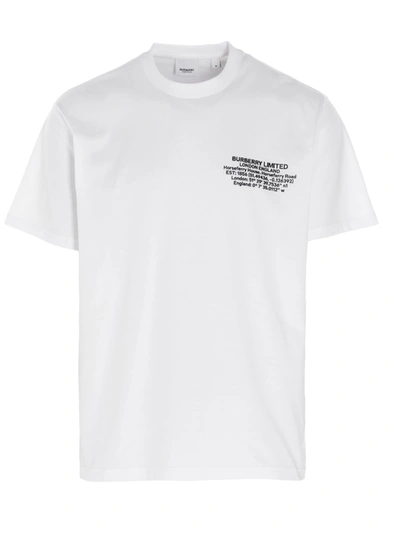 Shop Burberry Abel T-shirt In White