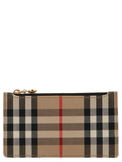 Shop Burberry Somerset Cardholder In Black