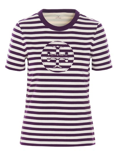 Shop Tory Burch T-shirt In Purple