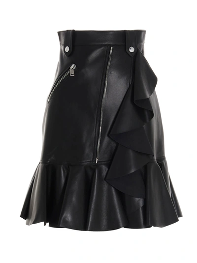 Shop Alexander Mcqueen Skirt In Black