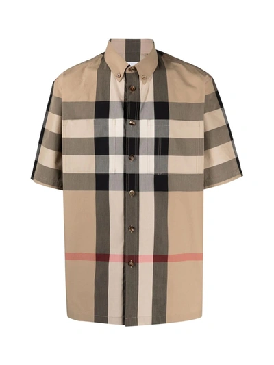 Shop Burberry Thames Shirt In Archive Beige