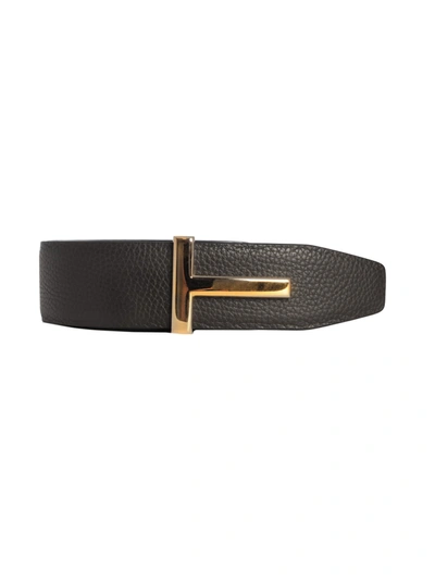 Shop Tom Ford T Belt Reversible Ps 40 Mm In Brown Black