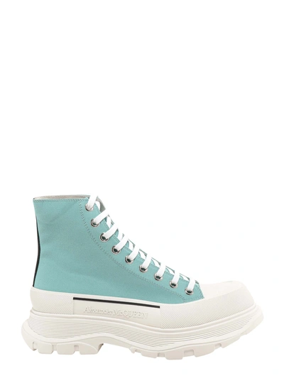 Shop Alexander Mcqueen Tread Slick Sneakers In Blue