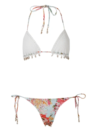 Shop Zimmermann Mae Crochet Bikini