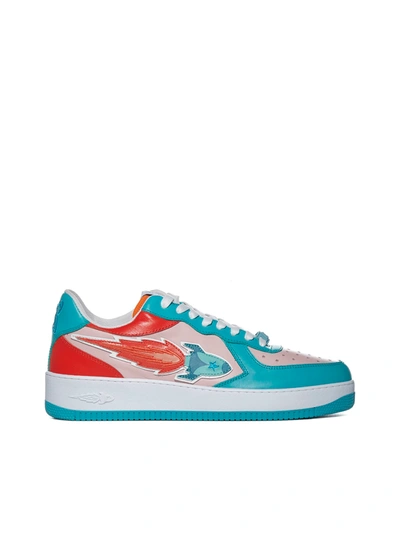 Shop Enterprise Japan Sneakers In Pink Water Orange