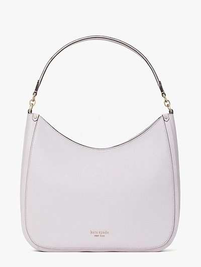 Shop Kate Spade Roulette Large Hobo Bag In Lilac Moonlight