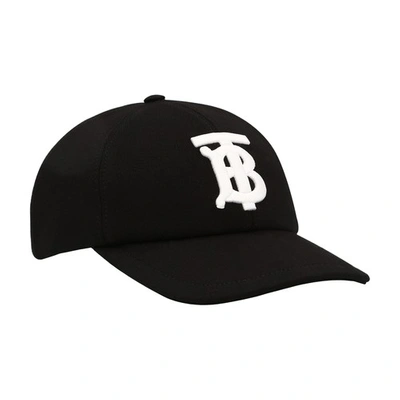 Shop Burberry Logo Cap In Black