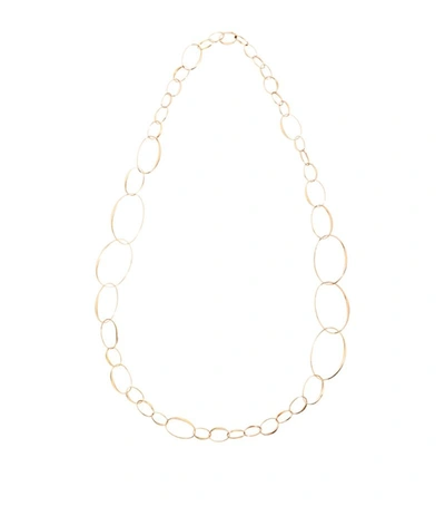 Shop Pomellato Rose Gold Hoop Chain Necklace