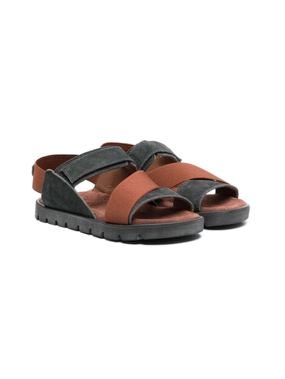 Pèpè Jap Elasticated Sandals In Black