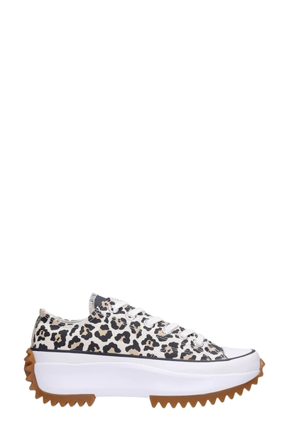 Shop Converse Run Star Hike Sneakers In Animalier Canvas